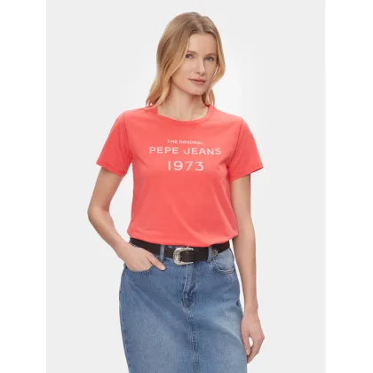 Zdjęcie Pepe Jeans T-Shirt Harbor PL505743 Czerwony Regular Fit