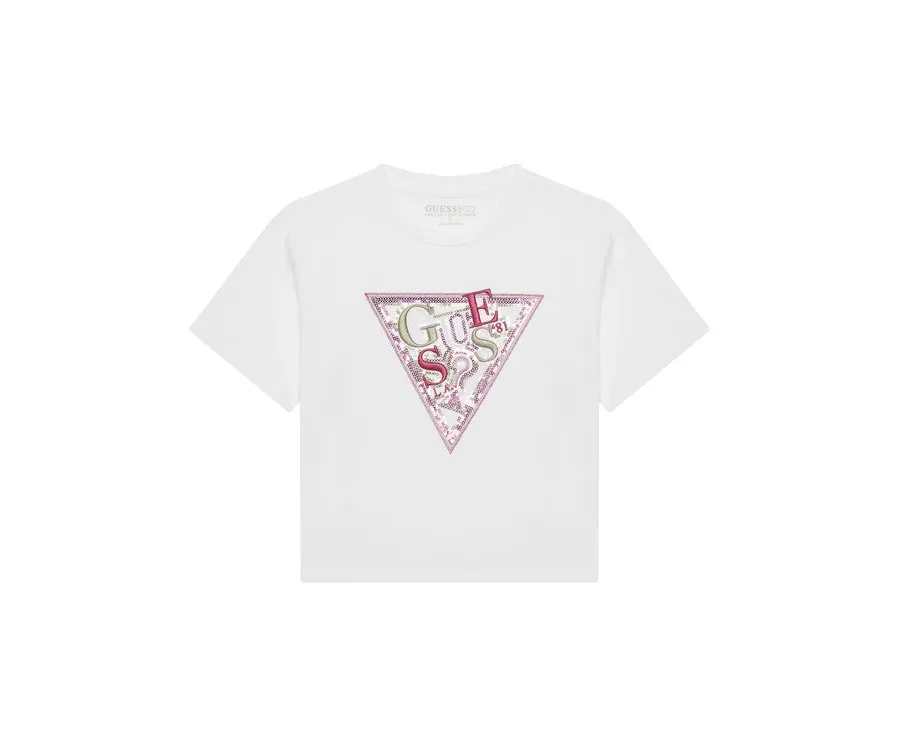 obrazek 1 Guess T-Shirt J5GI04 K6YW4 Biały Regular Fit