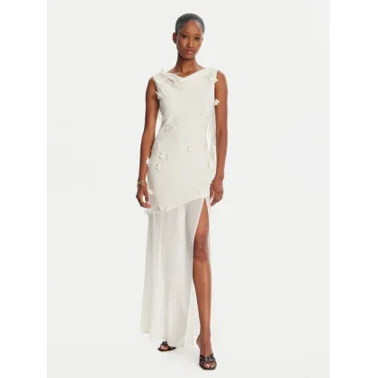 Zdjęcie ROTATE Sukienka wieczorowa 113904857 Écru Slim Fit