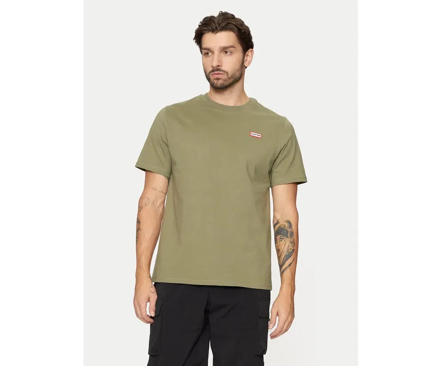 obrazek 1 Hunter T-Shirt Alvin HARM0039242 Khaki Regular Fit