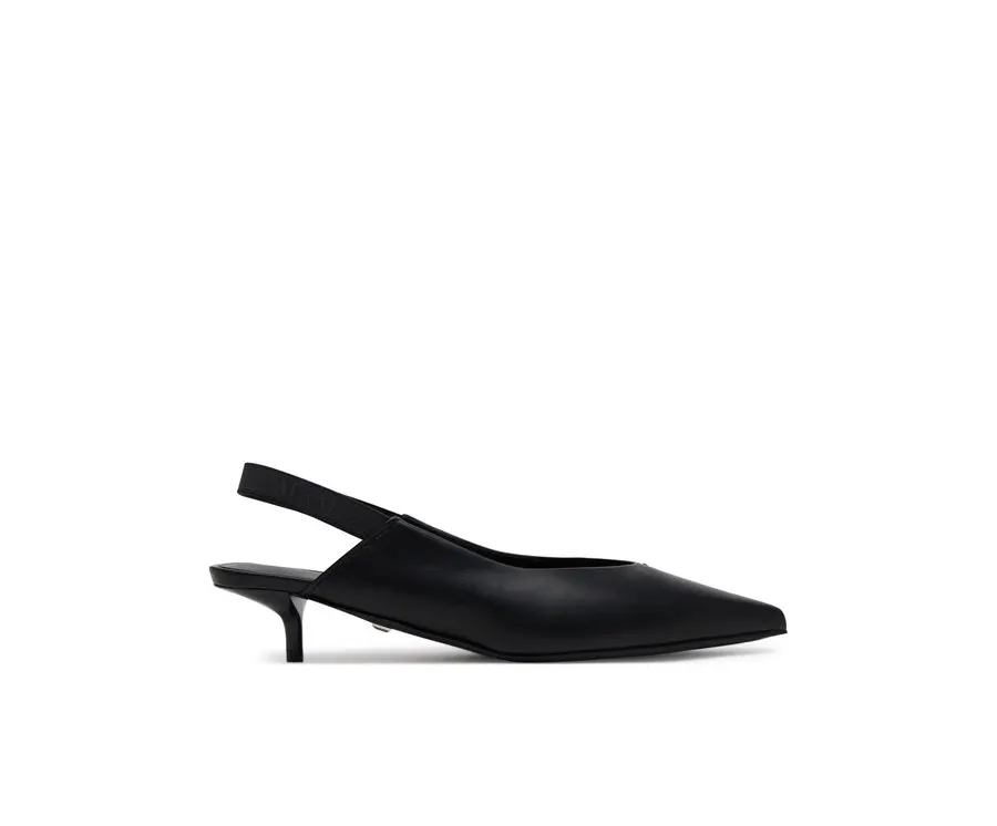 obrazek 1 Max Mara Sandały Slingy 2514521111600 Czarny