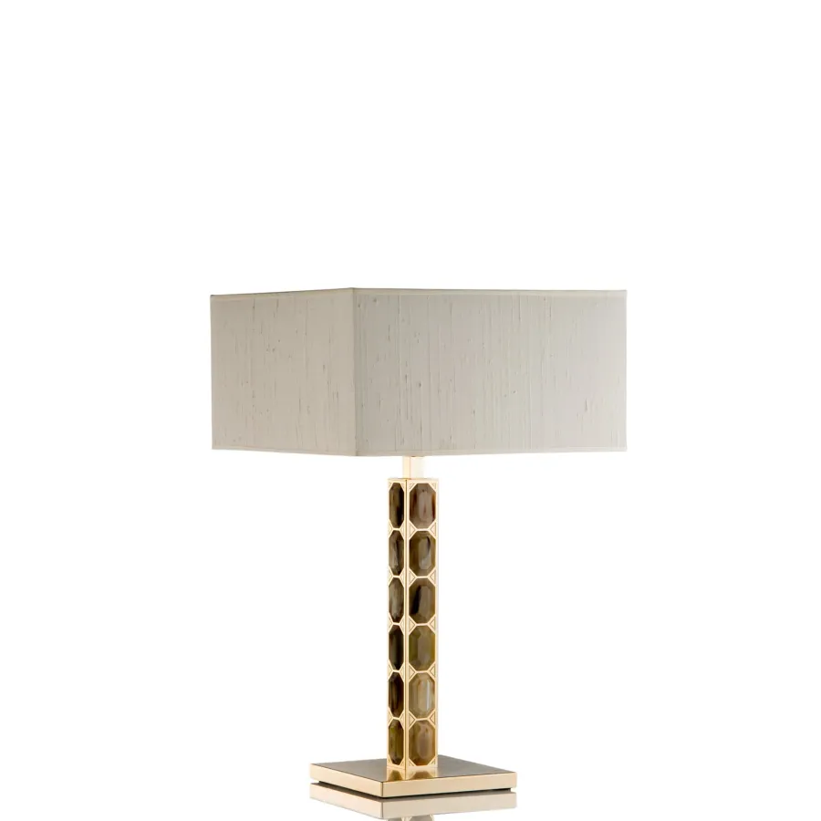obrazek 1 Włoska elegancka lampa stołowa do wyjątkowego apartamentu - Arcahorn