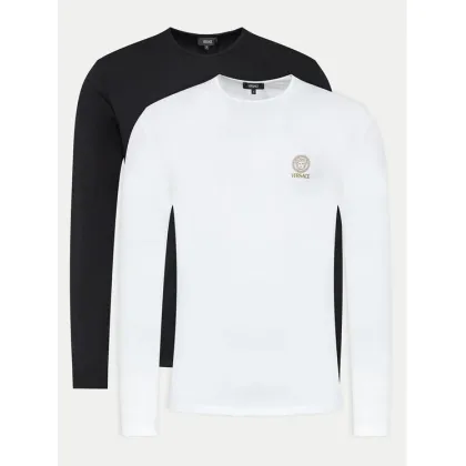Zdjęcie Versace Komplet 2 longsleeve AU10197 Kolorowy Slim Fit
