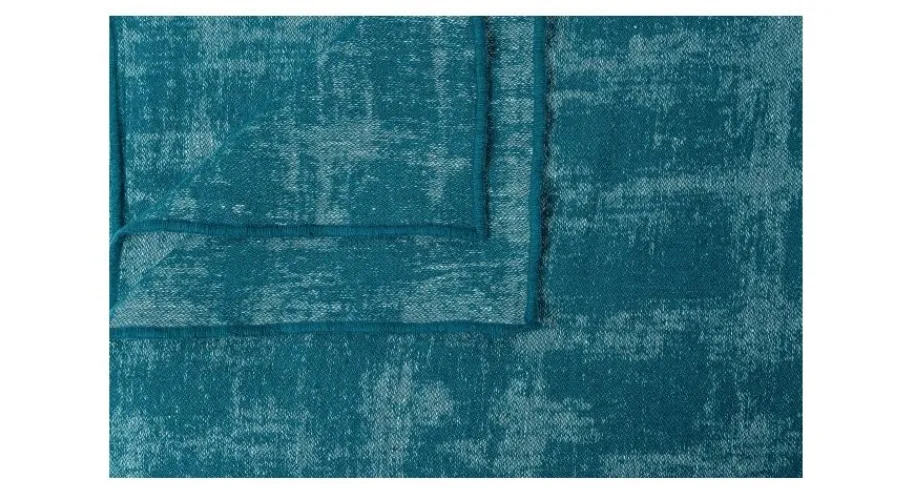 obrazek 3 Elegancka narzuta, kocyk z wełny i lnu 145x170 cm