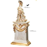 Picture Ceramic Dutchwoman with an umbrella - Valle d'oro Patchi