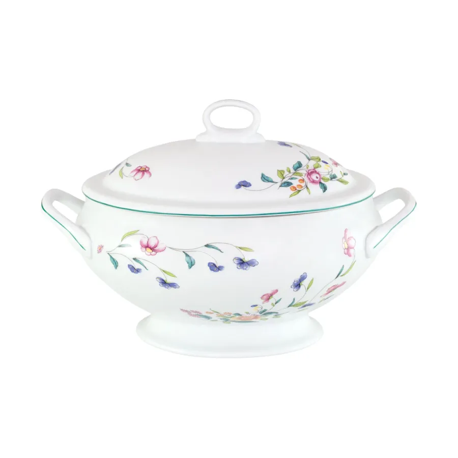 obrazek 10 Gustowny komplet zastawy stołowej z porcelany dla 12 osób, 68 el. - Porcel