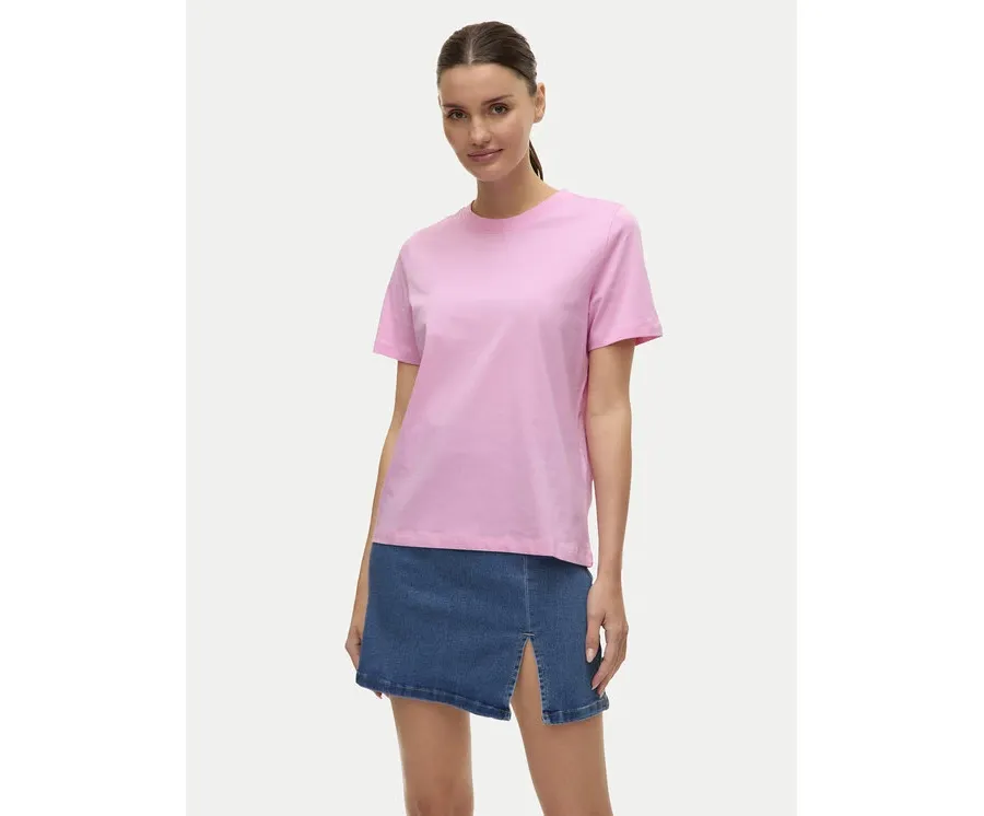 obrazek 1 Vero Moda T-Shirt Paulina 10316991 Różowy Regular Fit