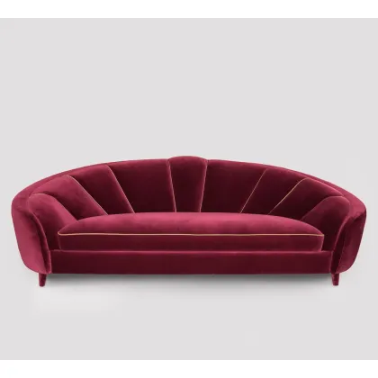Zdjęcie Bordowa oryginalna sofa do stylowego salonu – Muranti