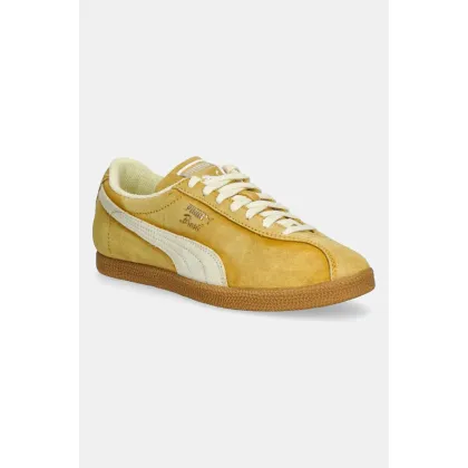 Zdjęcie Puma sneakersy zamszowe Brasil The NeverWorn V kolor żółty 401643