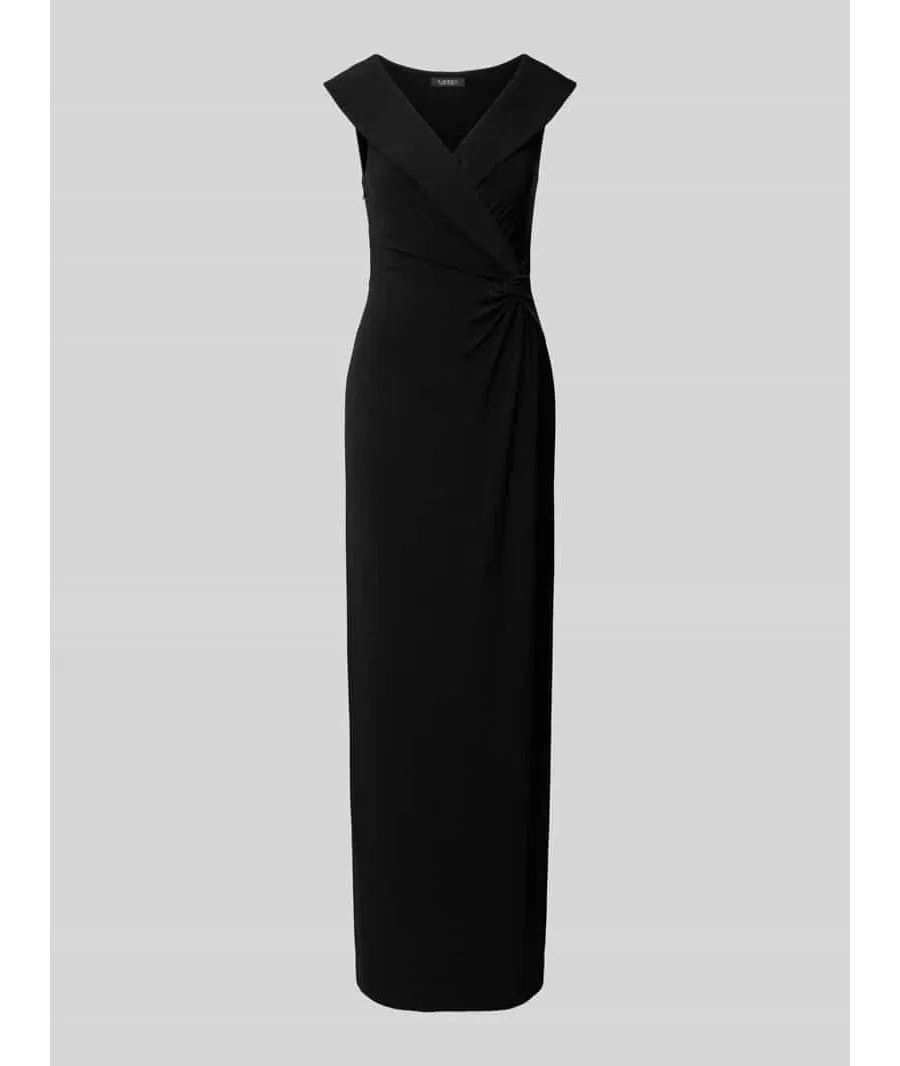 obrazek 1 Lauren Ralph Lauren Sukienka wieczorowa 253863940001 Czarny Slim Fit LAUREN RALPH LAUREN