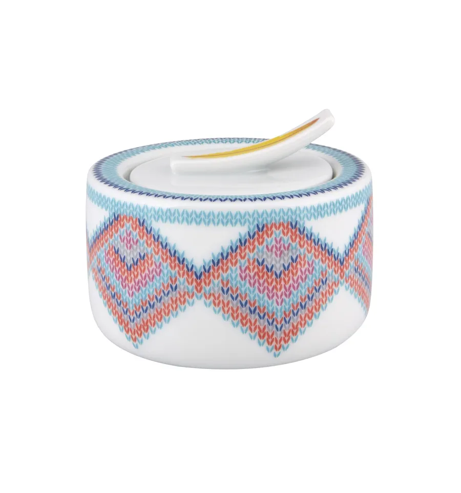 obrazek 1 Luksusowa porcelanowa cukiernica z meksykańskiej kolekcji Atrapasueños - Vista Alegre