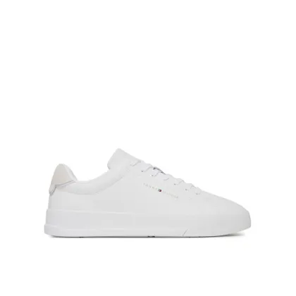 Zdjęcie Tommy Hilfiger Sneakersy Th Court Lth Detail Ess FM0FM05367 Biały