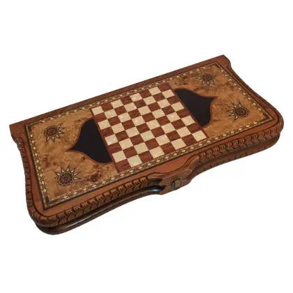 Zdjęcie Urzekająca drewniana kolekcja do gry w tryktraka - Helena Woodart