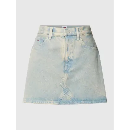 Zdjęcie Spódnica jeansowa z wyhaftowanym logo model 'IZZIE'