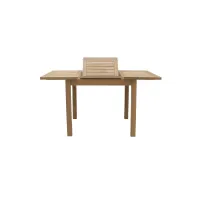 Picture Stylish rectangular Medea-Savana extendable table for the dining room or garden