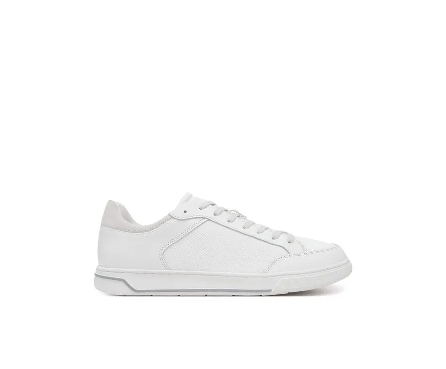 obrazek 1 Calvin Klein Sneakersy Low Top Lace Up Lth Mono HM0HM01756 Biały