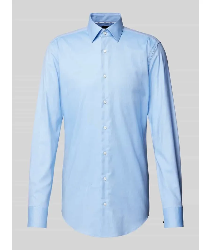 obrazek 1 Koszula biznesowa o kroju slim fit z kołnierzykiem typu kent model ‘Hank’