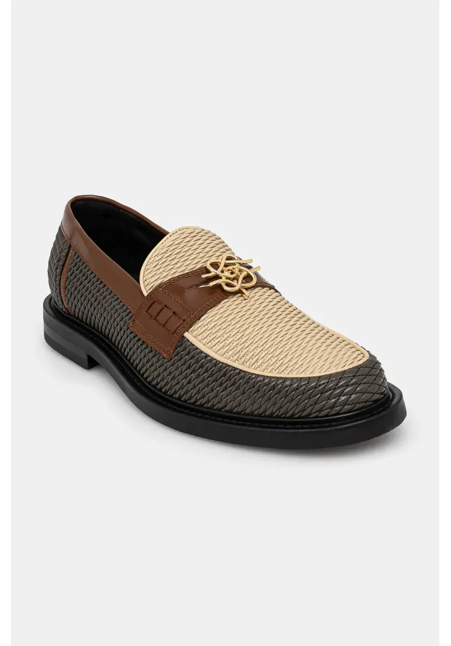obrazek 1 Filling Pieces mokasyny Loafer Reed męskie kolor beżowy 44278553030