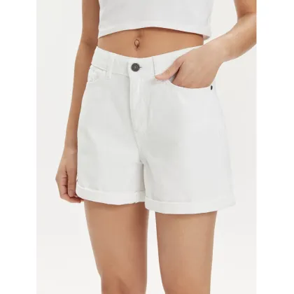 Zdjęcie Noisy May Szorty jeansowe Smiley 27029288 Biały Relaxed Fit