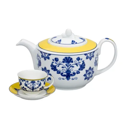 Zdjęcie Zestaw do herbaty z porcelany z kolekcji Castelo Branco - Vista Alegre