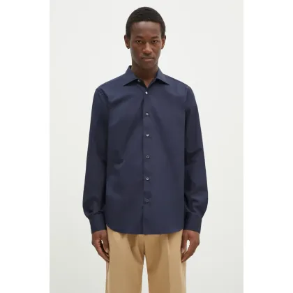 Zdjęcie Paul Smith koszula bawełniana męska kolor granatowy slim z kołnierzykiem klasycznym M1R-790Y-M00050