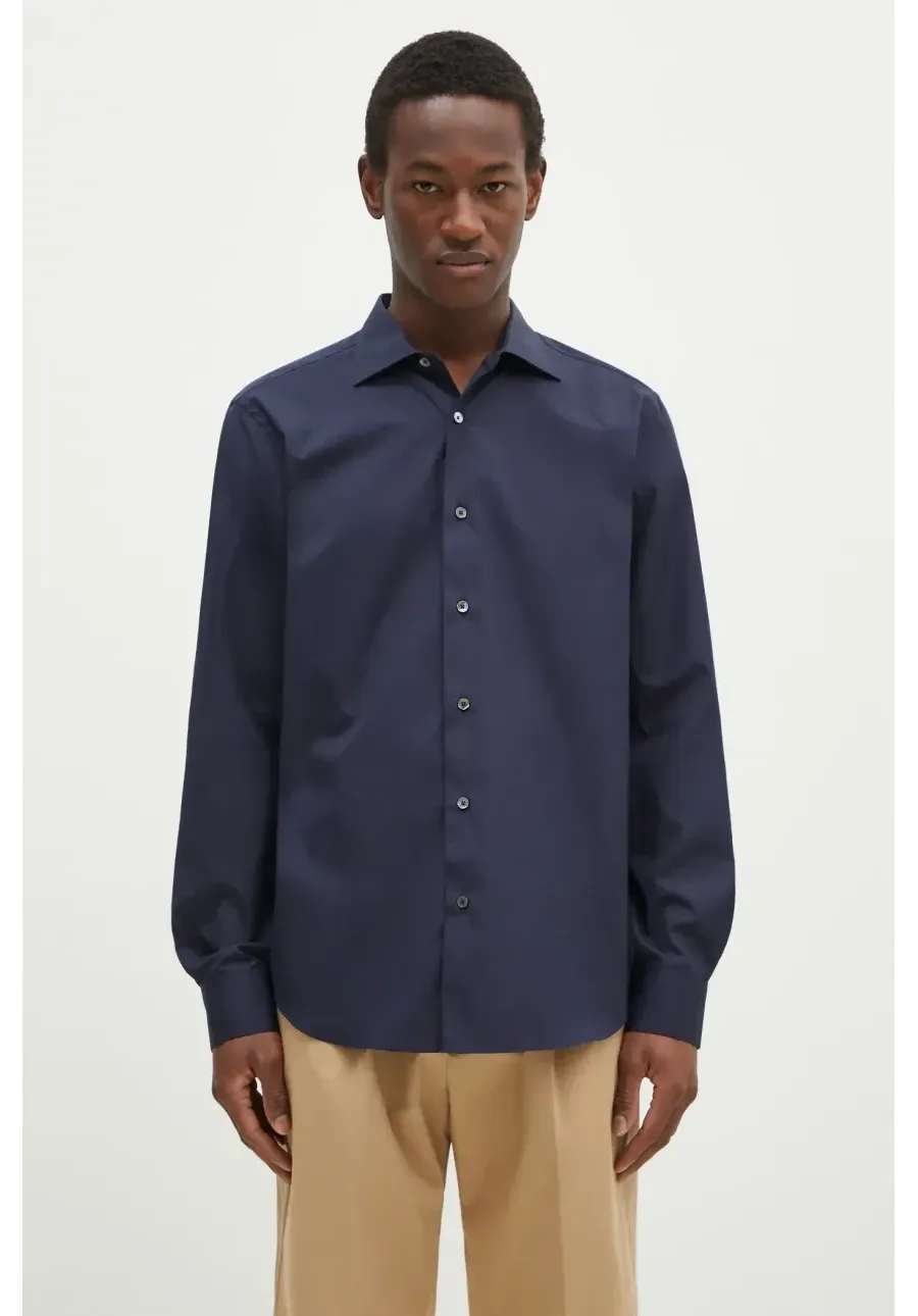 obrazek 1 Paul Smith koszula bawełniana męska kolor granatowy slim z kołnierzykiem klasycznym M1R-790Y-M00050