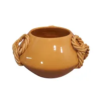 Zdjęcie Oryginalna włoska ceramiczna waza o wyjątkowym designie