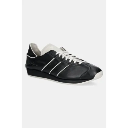 Zdjęcie Y-3 sneakersy skórzane Country kolor czarny JS0586