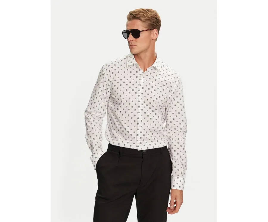 obrazek 1 Hugo Koszula Kenno 50527863 Biały Regular Fit HUGO