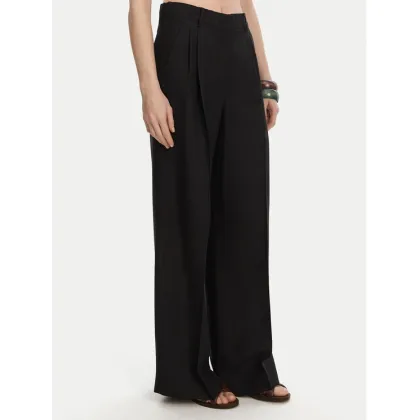 Zdjęcie Weekend Max Mara Spodnie palazzo Veliero 2515131132 Czarny Wide Leg
