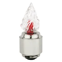 Picture Electric steel lamp for a niche or ossuary
