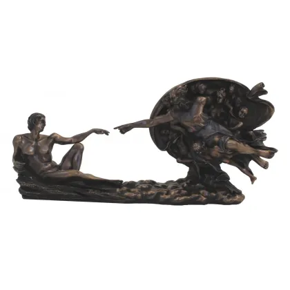 Zdjęcie Statuetka przedstawiająca „Stworzenie Adama” Michelangelo