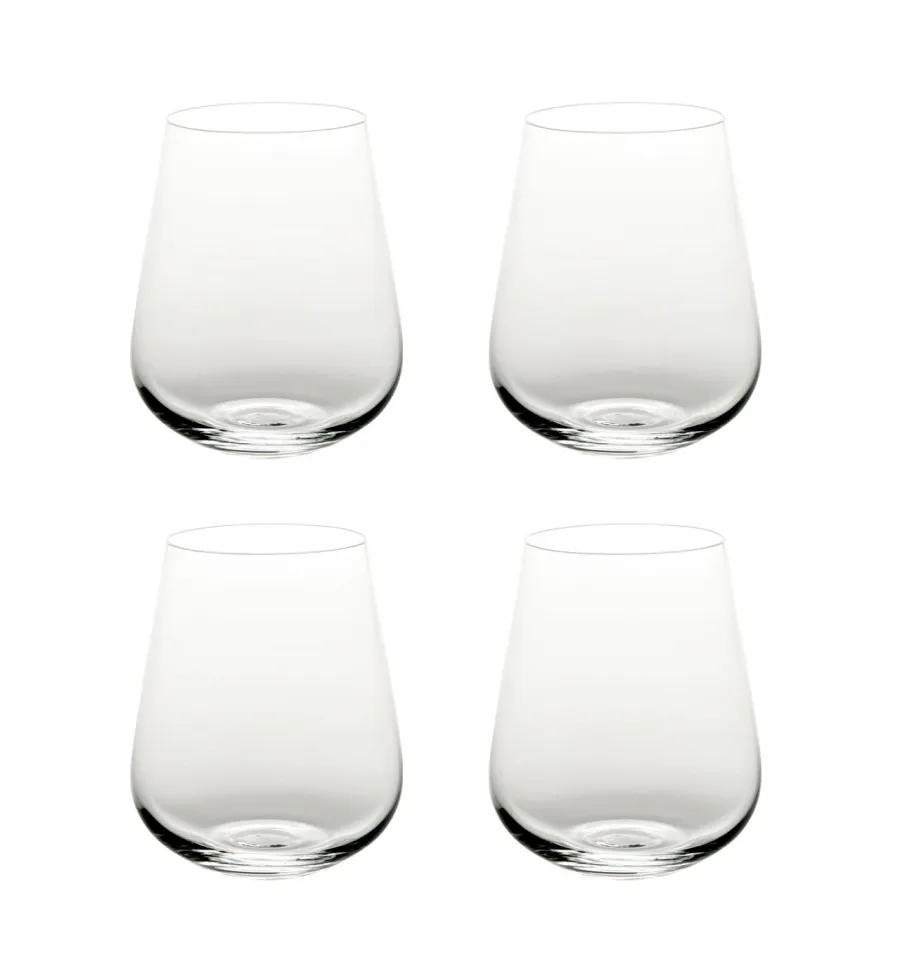 obrazek 1 Zestaw czterech szklanek do whisky old fashion Aroma z linii o stonowanym designie i pozbawionej dekoracji - Vista Alegre