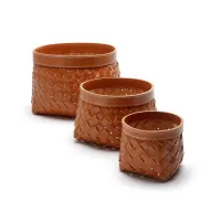 Zdjęcie Pleciony kosz ze skóry