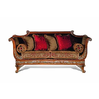 Zdjęcie Piękna włoska dwuosobowa sofa w stylu antycznym