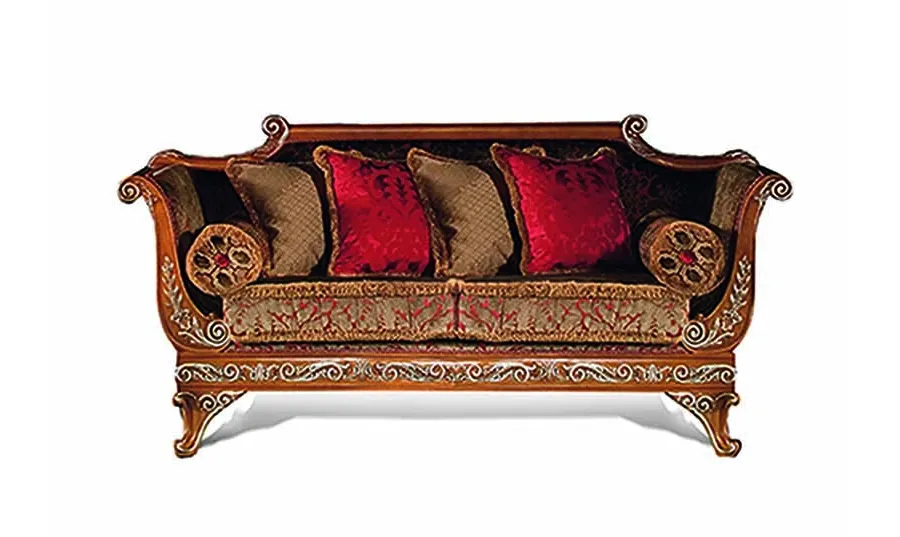 obrazek 1 Piękna włoska dwuosobowa sofa w stylu antycznym