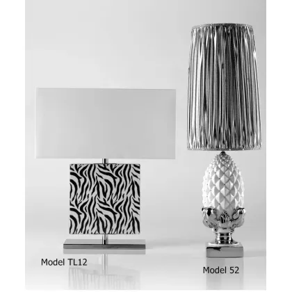 Picture An interesting ceramic lamp for the living room