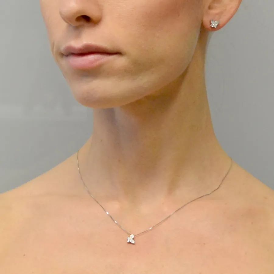 obrazek 2 Stylowy naszyjnik z wisiorkiem w kształcie motyla z kolekcji Diamonds Grace