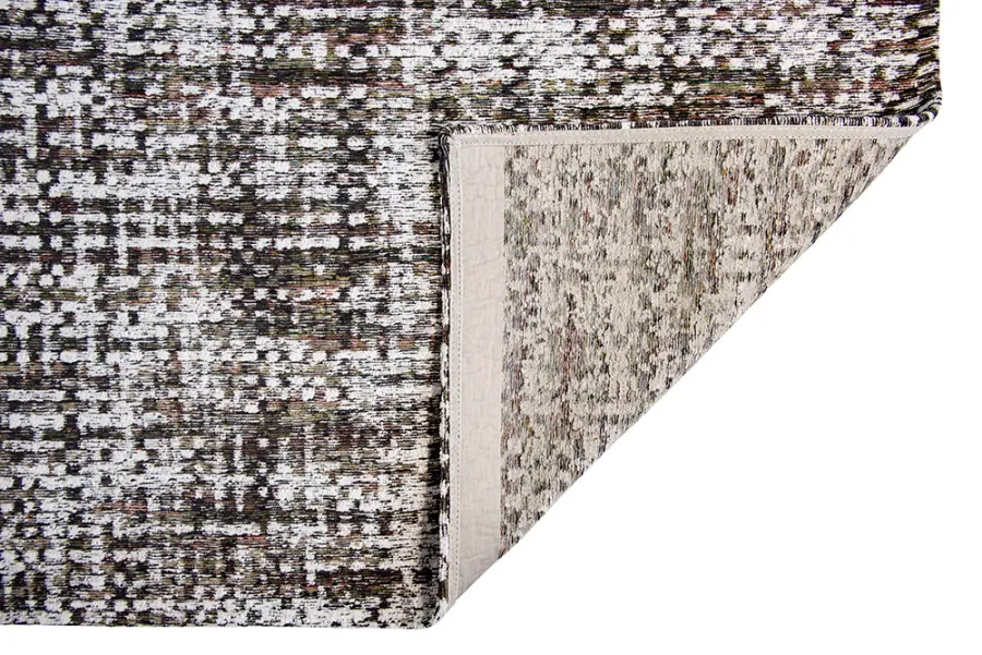 picture 2 Unconventional gray checked rug - CLOUD & SUN 8891