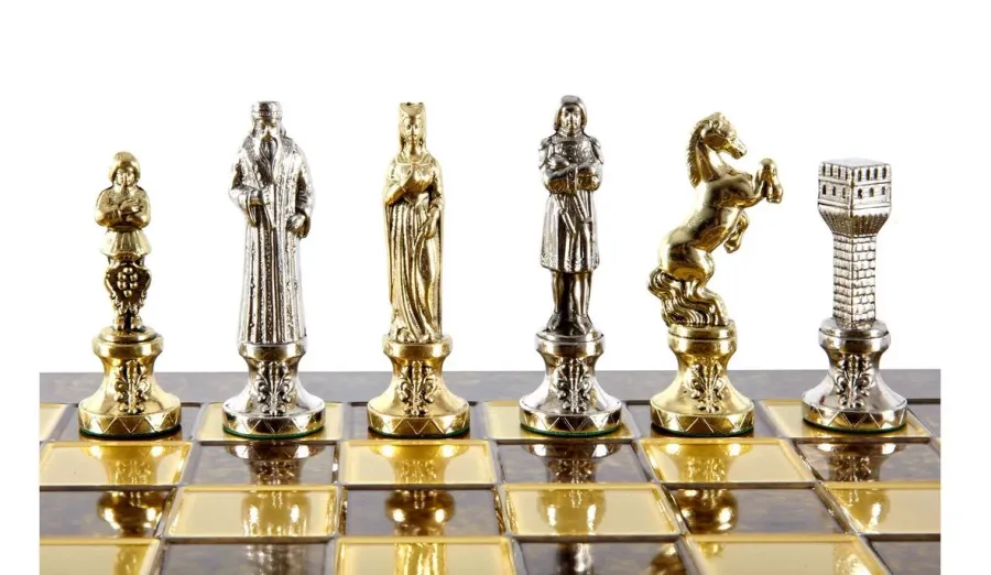 obrazek 3 Unikatowy zestaw figur z szachownicą do gry w szachy S9