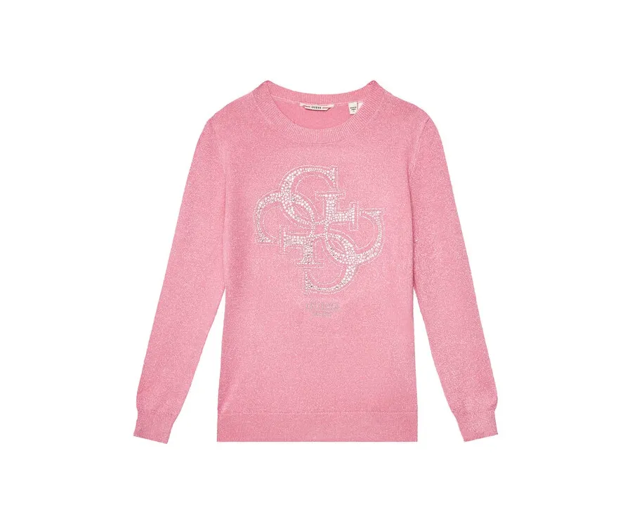 obrazek 1 Guess Sweter J5YR01 Z3FP0 Różowy Regular Fit