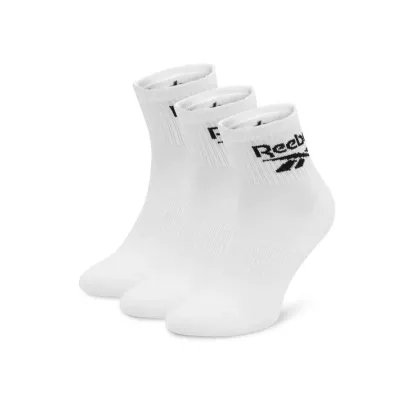 Zdjęcie Reebok Zestaw 3 par wysokich skarpet unisex R0427-SS24 (3-pack) Biały
