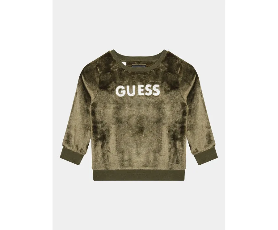 obrazek 1 Guess Bluza N3BQ08 WFRS0 Zielony Regular Fit