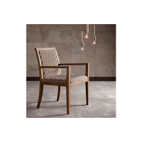 Picture Upholstered, Luxurious Oak Wood Chair - Bamax