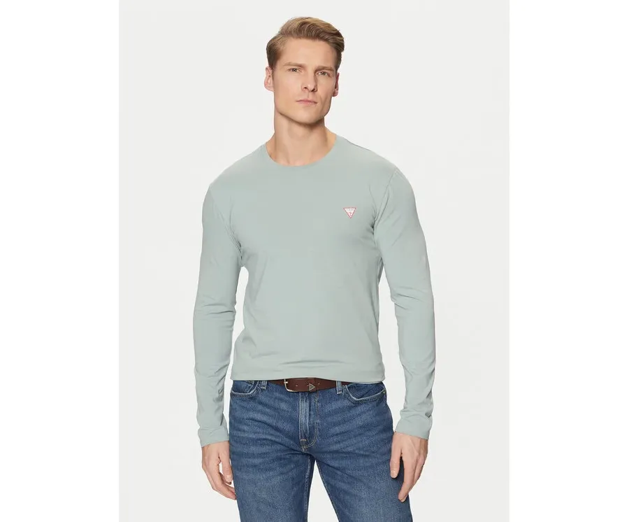 obrazek 1 Guess Longsleeve M2YI28 J1314 Błękitny Slim Fit