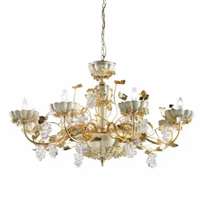 Zdjęcie Ośmioramienny włoski żyrandol z kolekcji Sole