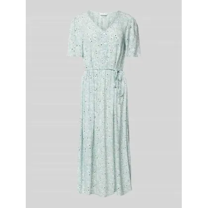 Zdjęcie Sukienka midi z wiązanym paskiem