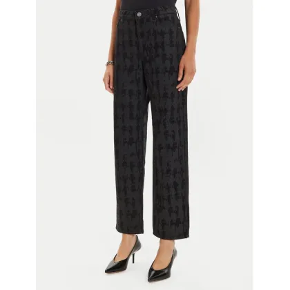Zdjęcie KARL LAGERFELD Jeansy 245W1103 Czarny Straight Fit