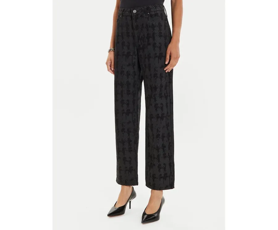 obrazek 1 KARL LAGERFELD Jeansy 245W1103 Czarny Straight Fit