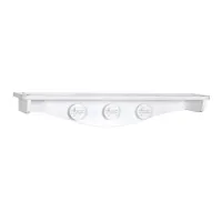 Picture White hanging shelf with three hangers for the nursery - Cilek